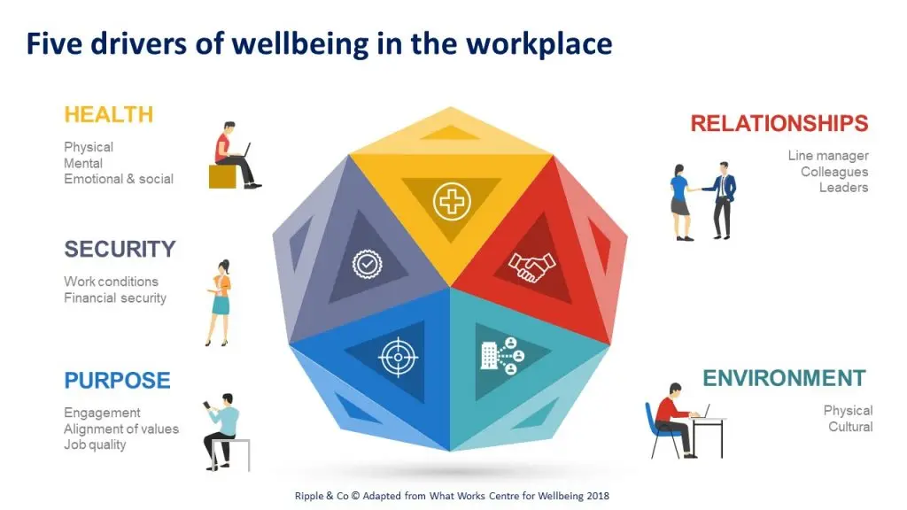 5 Ways to Wellbeing wheel