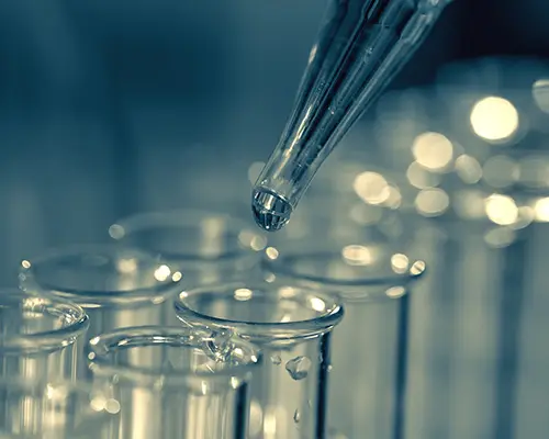 Staff drugs test being carried out